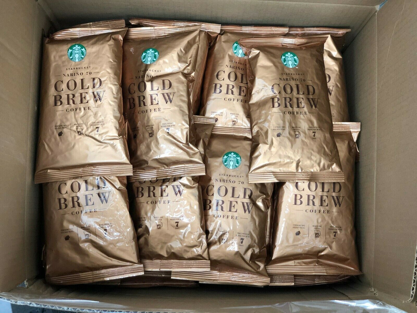 56 Bags Of Starbucks Narino 70 Black Cold Brew Coffee 112 Filters November 2018