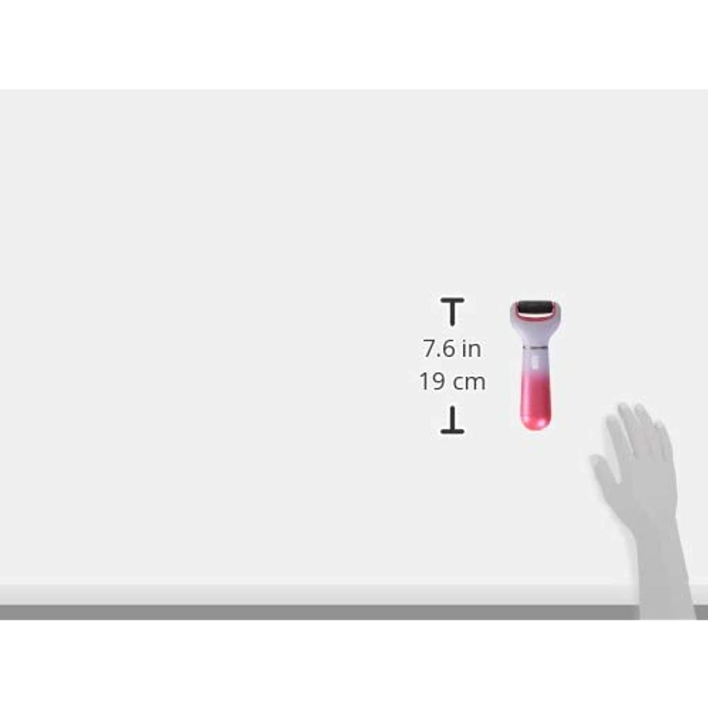 Amope Electronic Foot Filer Pedi Perfect With Avec Diamond Crystals, open box