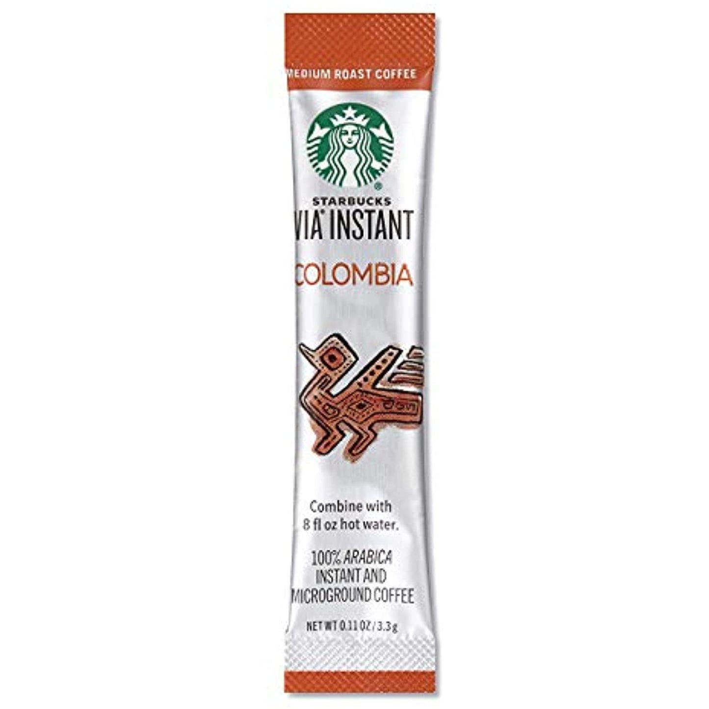 96 Count Starbucks VIA Colombia Coffee Best Before September 2020