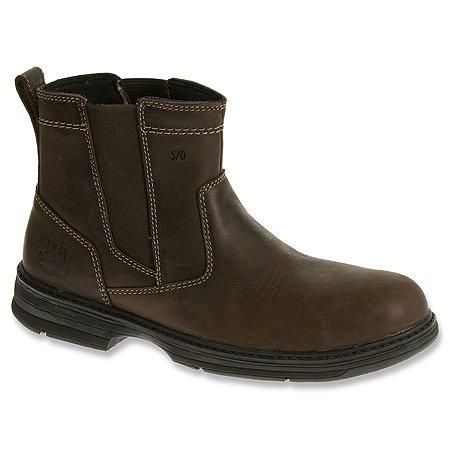 Caterpillar Inherit Pull On Steel Toe Work Boot Men 11.5 Brown