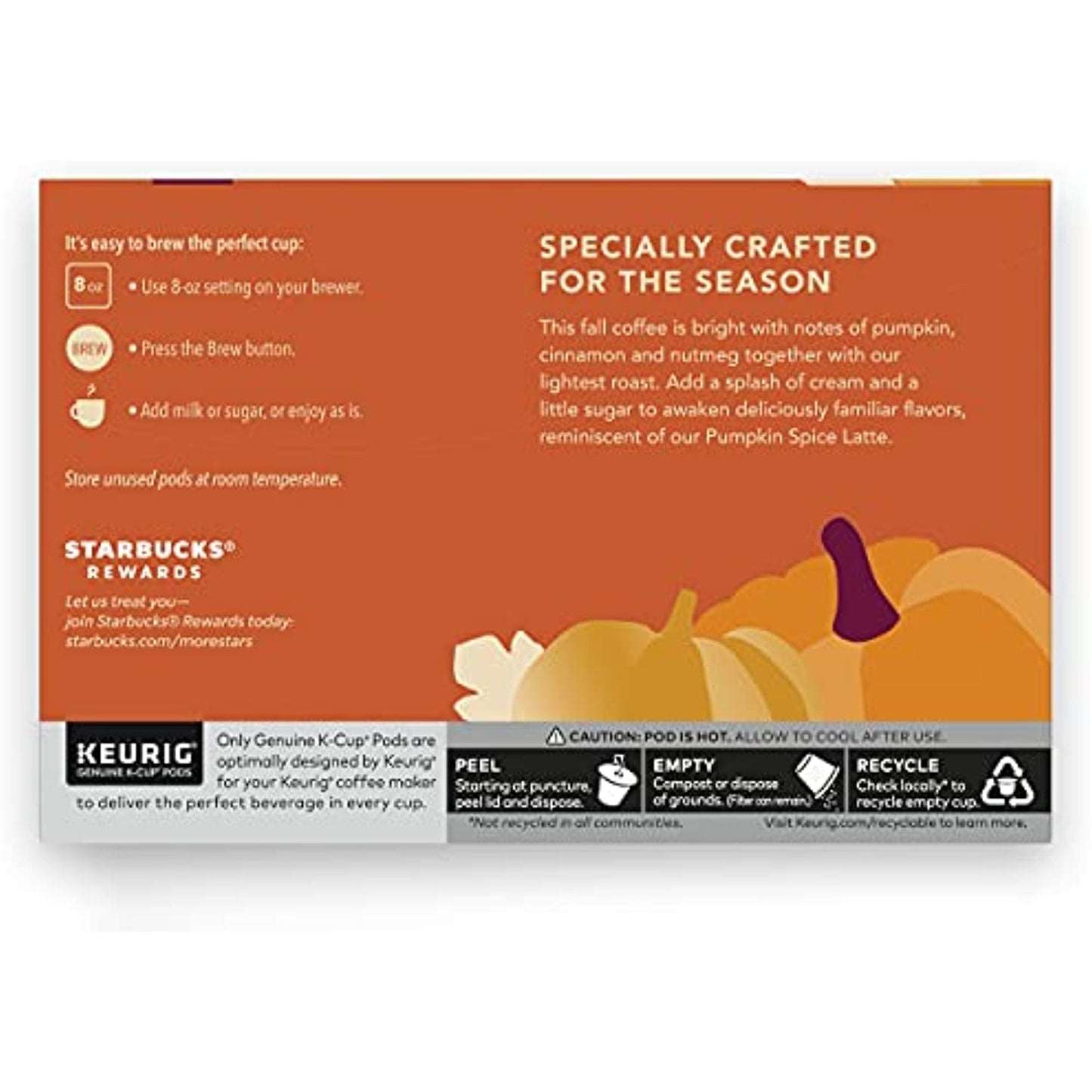 300 COUNT Starbucks Limited Edition Pumpkin Spice Flavored Coffee K-Cups READ !