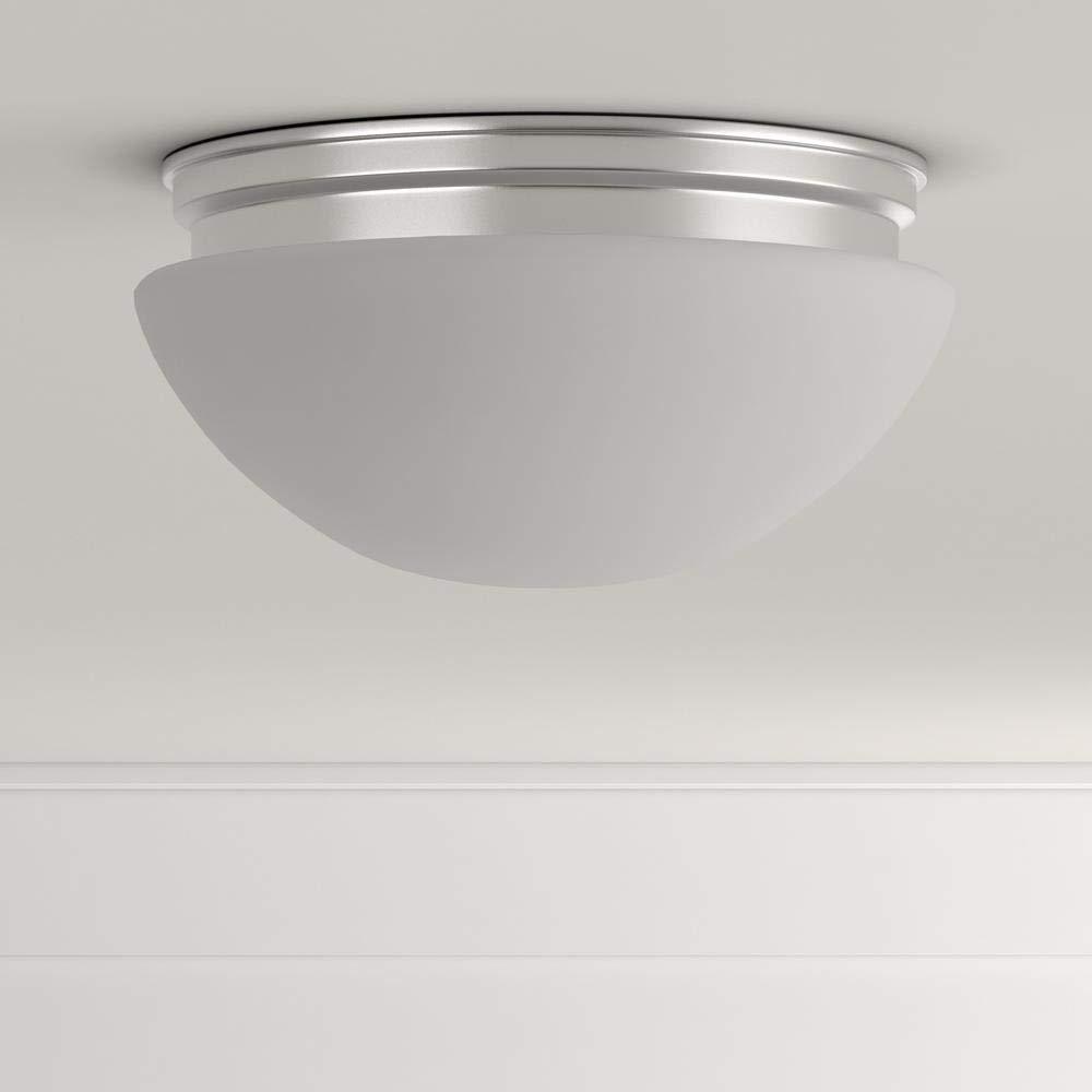 9" LED Ceiling light Flush mount - Soft White - Brushed nickel finish