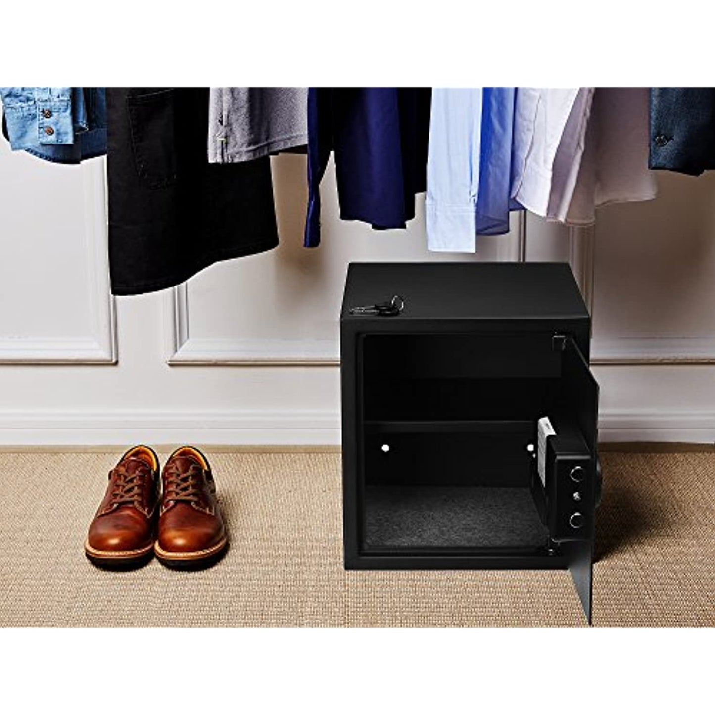 Amazon Basics Home Keypad Safe -1.2 Cubic Ft 34L (Openbox- NEW)