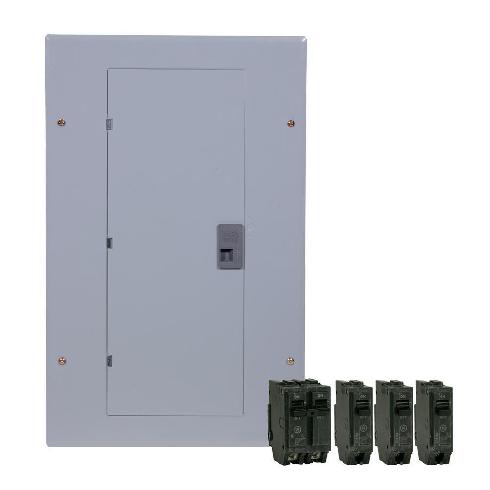 GE 100 Amp 20-Space 20-Circuit Main Breaker Indoor Load Center Contractor Kit