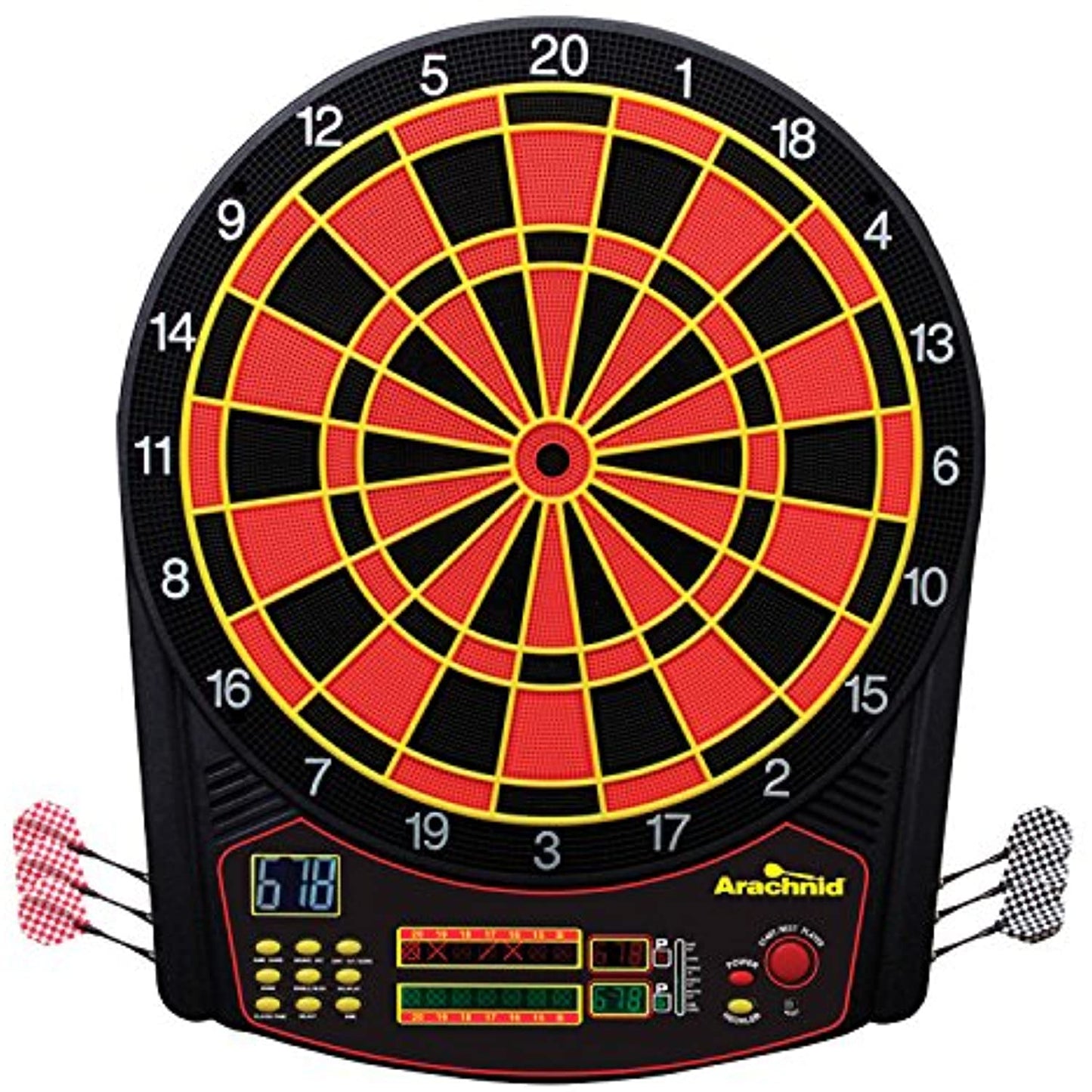 Arachnid Cricket Pro 450 Electronic Soft-Tip Dart Game (Heckler Feature) USED