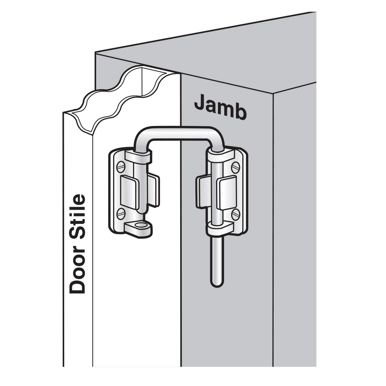 Defender Security, Patio, Barrier Loop Lock, Left Hand U-10537; Lot of 2