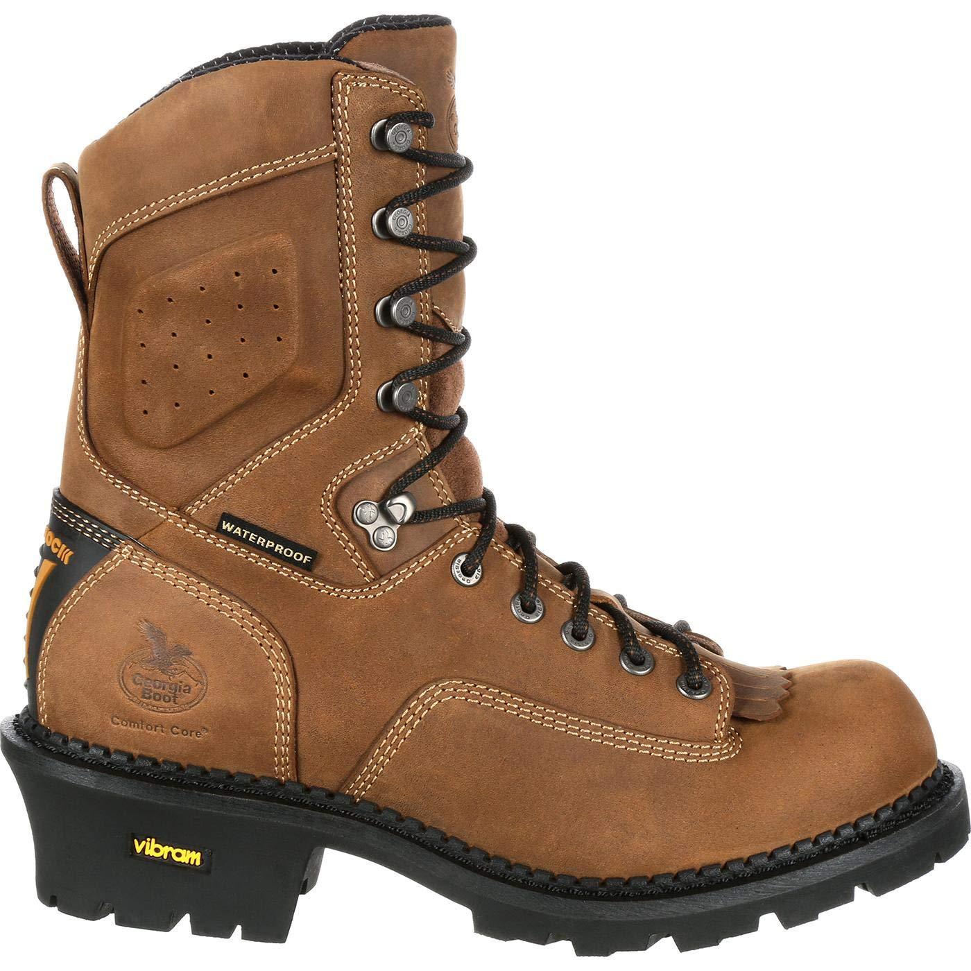 Georgia GB00097 Mid Calf Boot, Brown, 8.5 M US