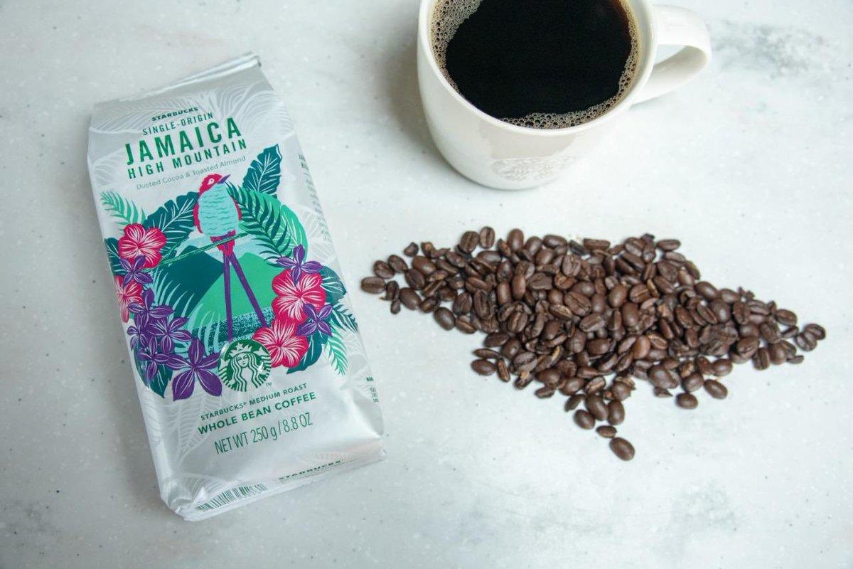 6 PACK STARBUCKS JAMAICA HIGH MOUNTAIN WHOLE BEAN COFFEE 8.8 OZ EACH BB 7/20