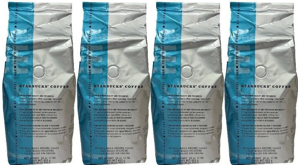 4 LBS Starbucks Decaf Breakfast Ground Coffee Best Before 10/2020