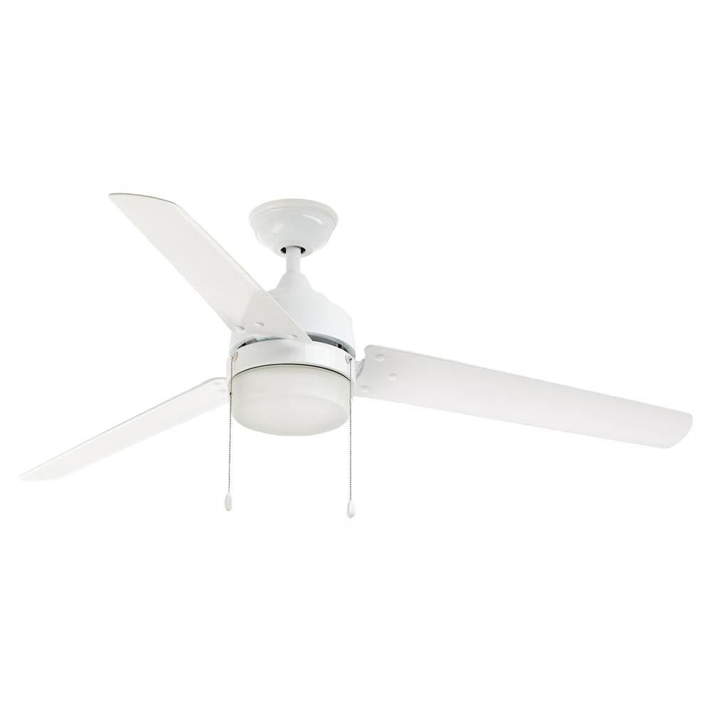 Home Decorators Collection Carrington 60 in. Integrated LED Indoor/Outdoor Whi..