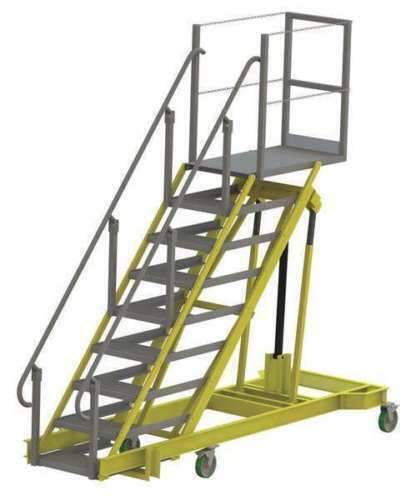 9 Steps, 90" H Adjustable Ladder with 500 lb. Load Capacity TRI-ARC ALS5090-A