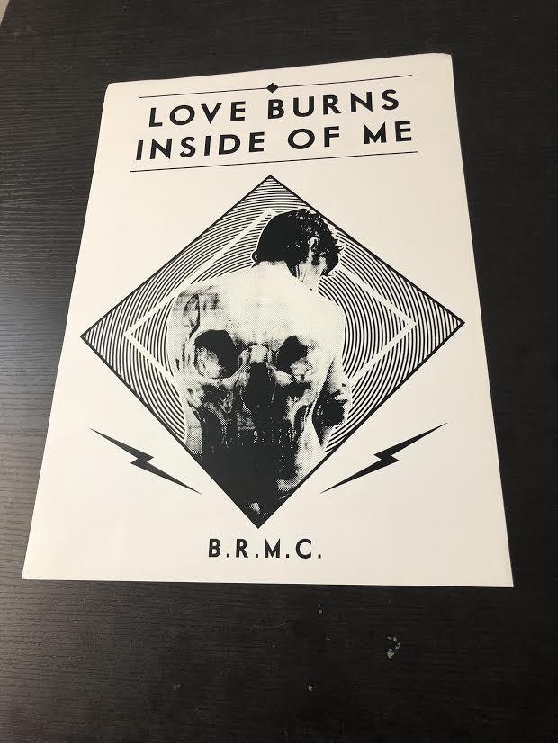 Black Rebel Motorcycle Club Euro Poster L.B.I.O.M  15inX10in