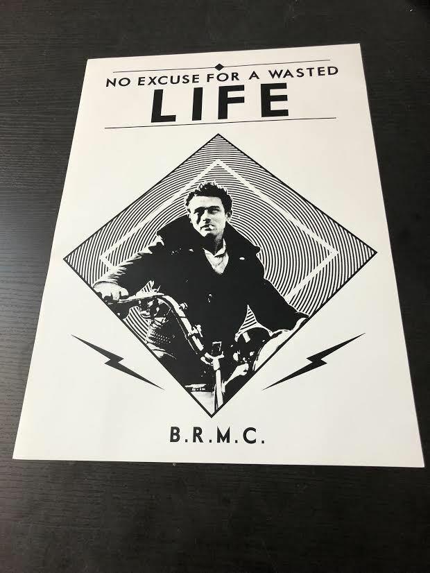 Black Rebel Motorcycle Club Euro Poster N.E.F.A.W.L  15inX10in
