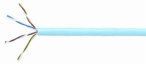 800' SYSTIMAX 106871809 24 AWG 4P Solid BC Light Blue Riser UTP Cat5e Cable