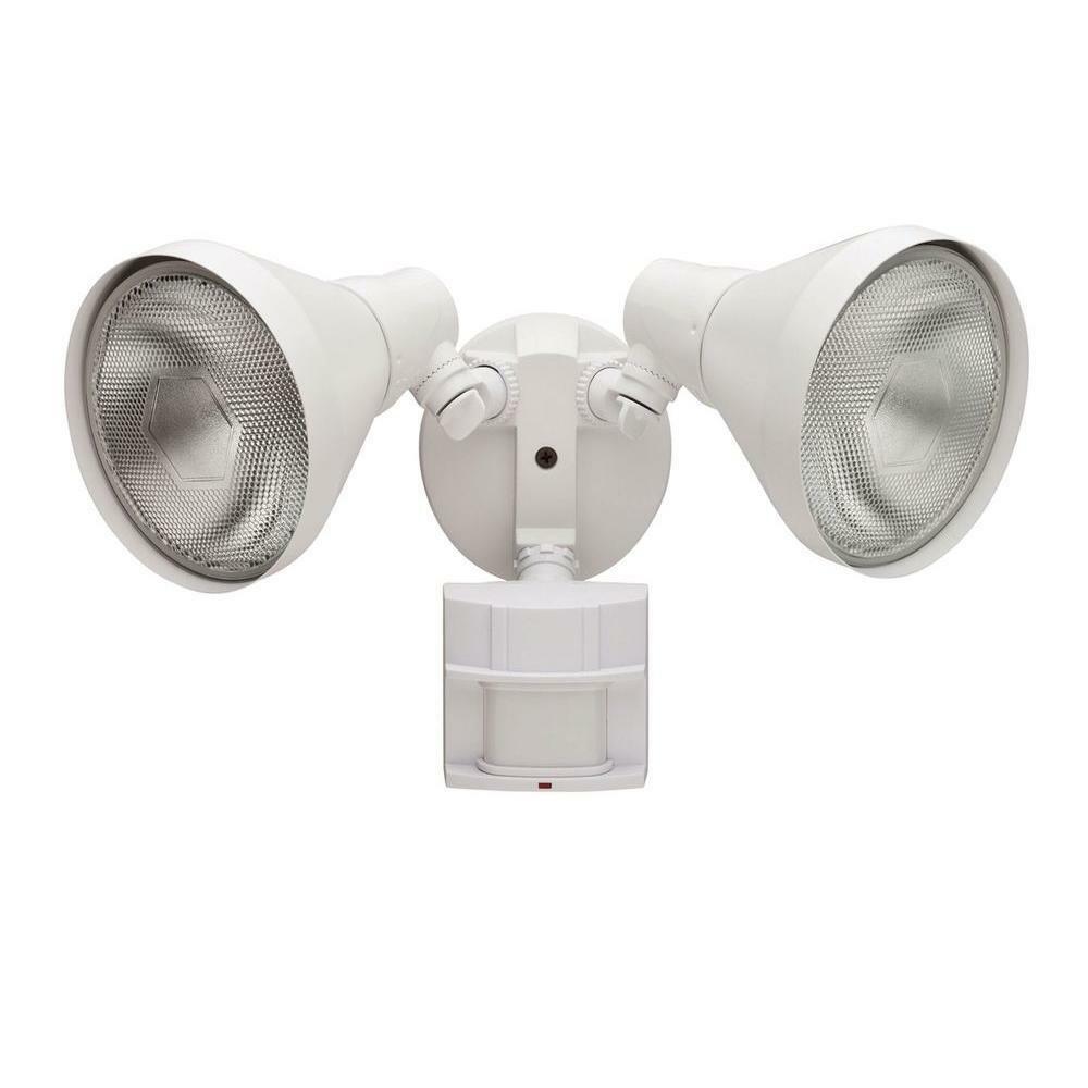 Defiant 180 Degree White Motion-Sensing Outdoor Security-Light DF-5416-WH-A