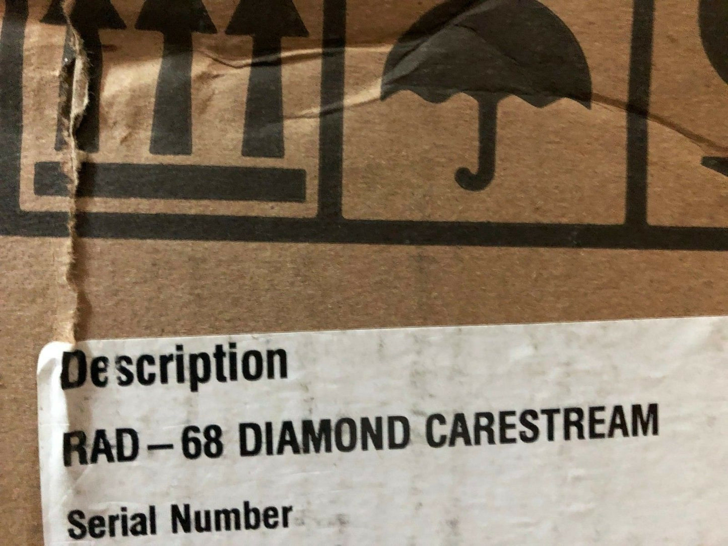 Carestream Health SP9G6044  ASSEMBLY-X-RAY TUBE VARIAN RAD 68