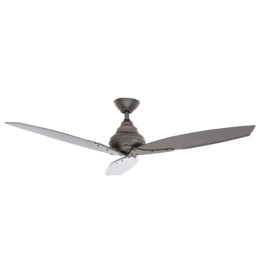 56 inch 3-Weather Resistant Blades Indoor/Outdoor Natural Iron Ceiling Fan