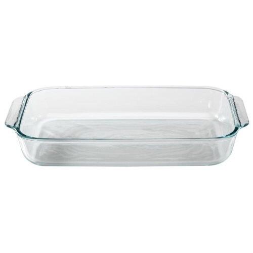 LOT OF 2 Basics 3-quart Oblong Baking Dish – Clear