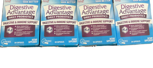 4 Digestive Advantage Daily Probiotic 50 Billion Exp 4/23 Lot’s 4X30=120 Caps