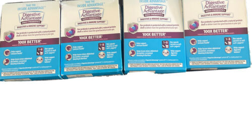 4 Digestive Advantage Daily Probiotic 50 Billion Exp 4/23 Lot’s 4X30=120 Caps