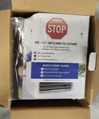 ARCTOS TVL2105 Tabletop Portable Air Cooler - White