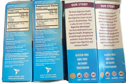 4 Digestive Advantage Daily Probiotic 50 Billion Exp 4/23 Lot’s 4X30=120 Caps