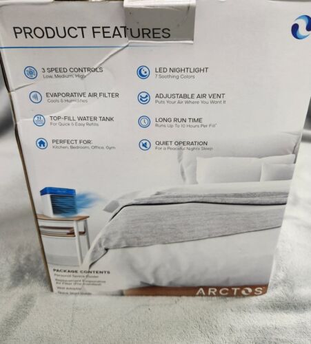 ARCTOS TVL2105 Tabletop Portable Air Cooler - White