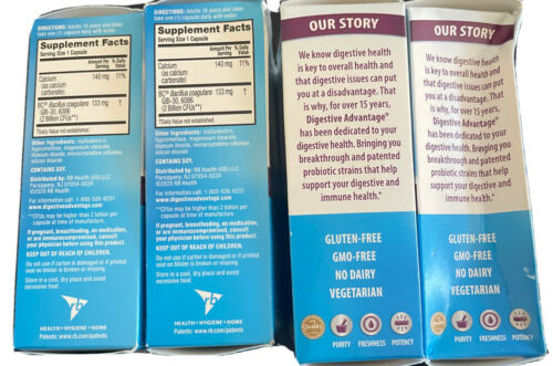 4 Digestive Advantage Daily Probiotic 50 Billion Exp 4/23 Lot’s 4X30=120 Caps