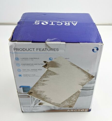 Arctos Personal Space Cooler & Humidifier Experience The Cooling Comfort See Dis