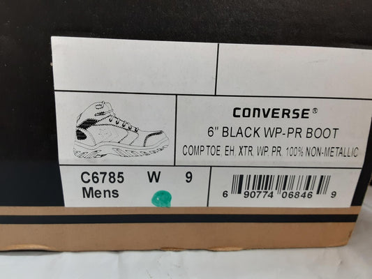 Converse Men's Waterproof Puncture Resistant Composite Toe Black  Boots C6785-9W