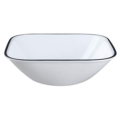 Corelle Squares Simple Sketch 1088188 16-Piece Dinnerware Square White Value