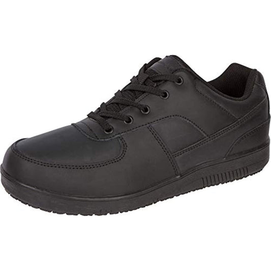Genuine Grip Athletic -Black- Slip Resistant Sneaker- Size 13 Wide- MEN-NEW