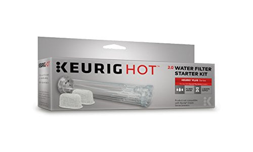 Keurig 2.0 Water Filter Starter Kit with Filter Handle and 2 Water Filter Cartridges, For use with Keurig 2.0 K-Cup Pod Coffee Makers