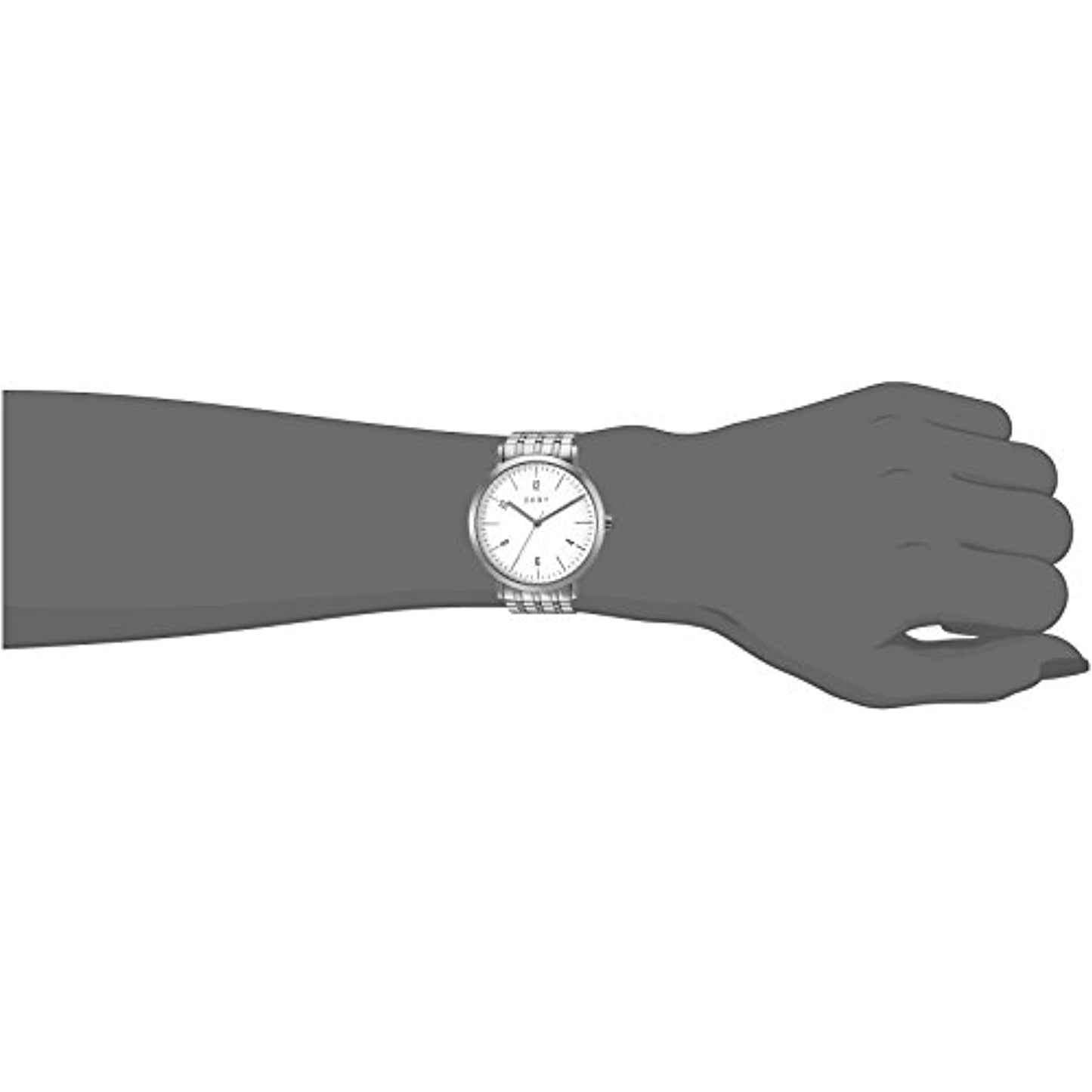 DKNY Women's Quartz Stainless Steel Silver-Toned Watch (Model: NY2502) NO BOX