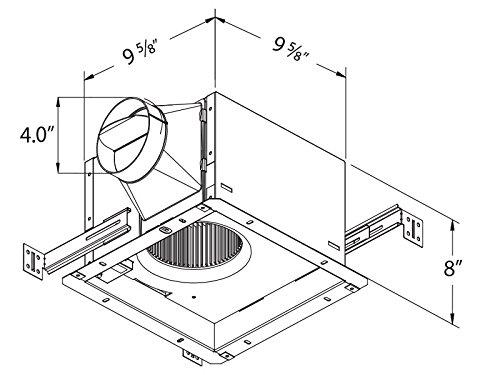 Delta BreezSignature VFB25AEH 130 CFM Exhaust Bath Fan with Humidity Sensor