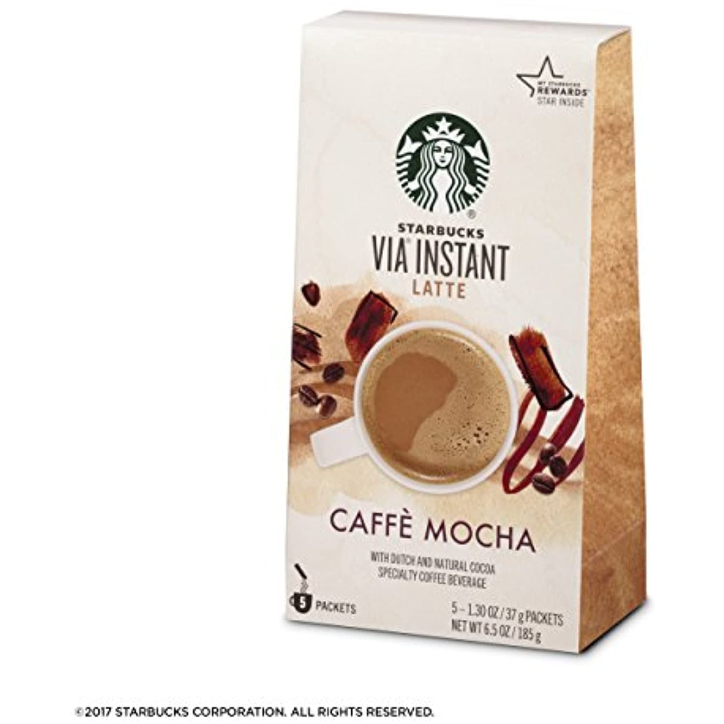 30 VIA'S Starbucks VIA Instant Caffe Mocha Latte - Best Before August 2020