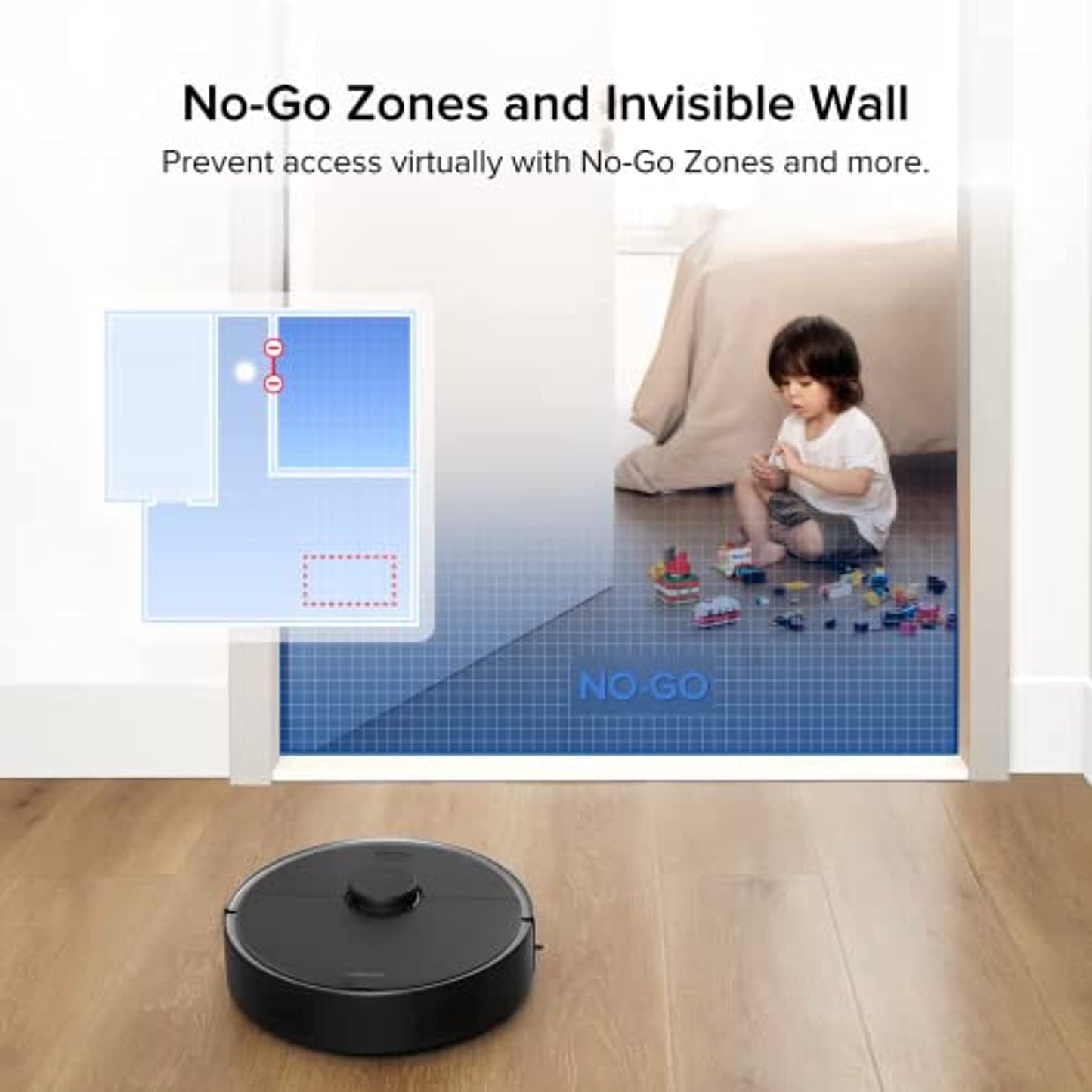 Roborock S4 Max Robot Vacuum with Lidar Navigation, 2000Pa Strong Suction