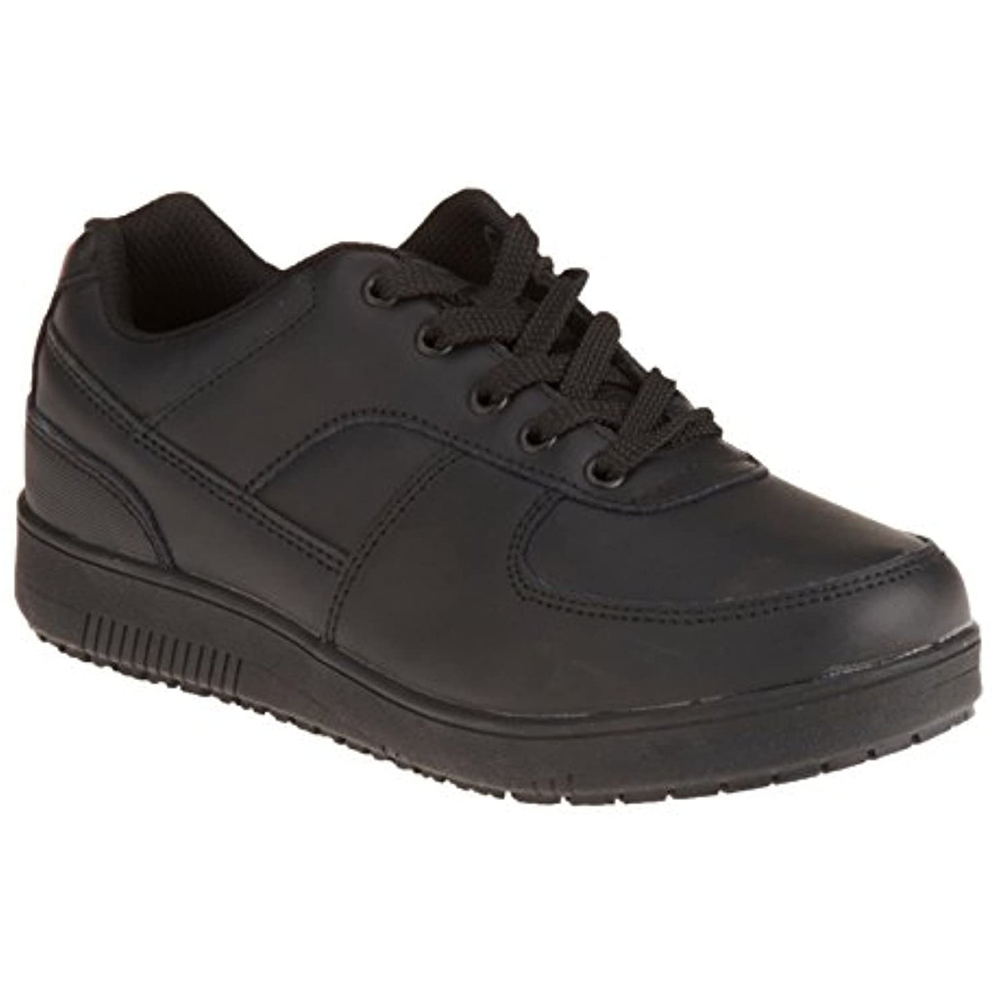 Genuine Grip Athletic Sneakers- MEN: 8.5/WOMEN: 10 WIDE- Black, Slip Resistant