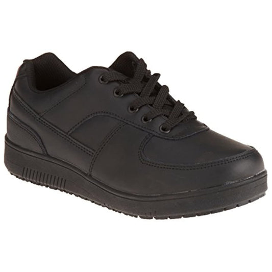 Genuine Grip Athletic Sneakers- MEN: 8.5/WOMEN: 10 WIDE- Black, Slip Resistant
