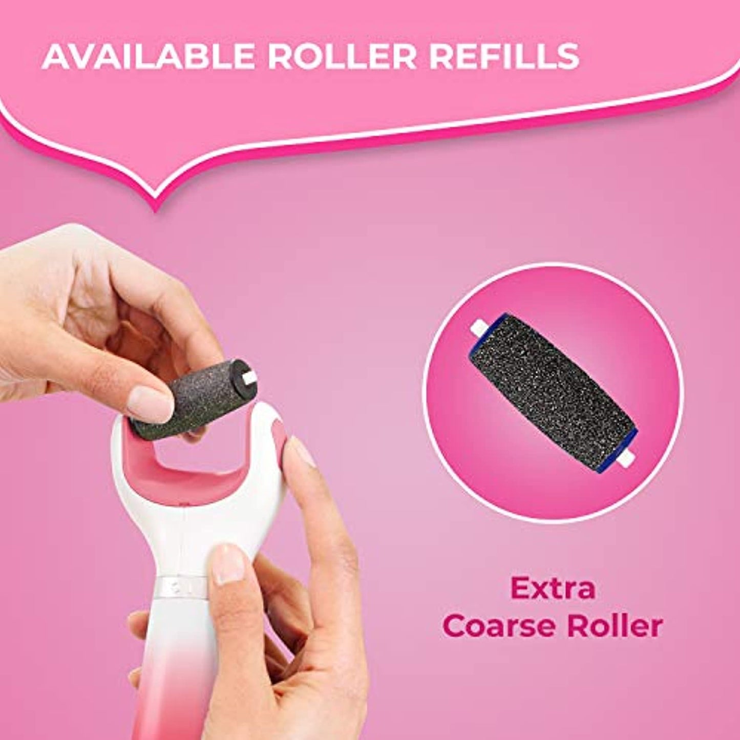 Amope Electronic Foot Filer Pedi Perfect With Avec Diamond Crystals, open box