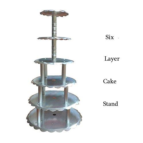 6 Layer Wedding Cake Stand Set