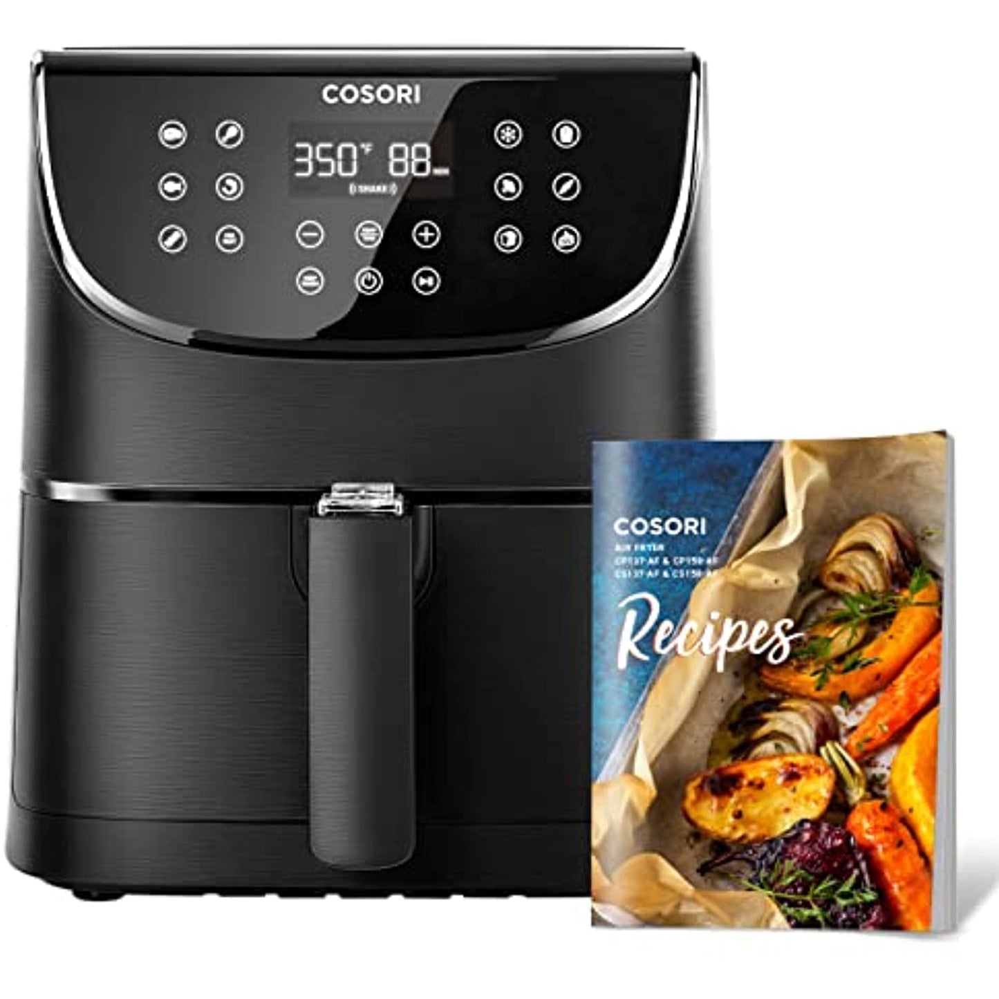 COSORI Air Fryer Oven Combo 5.8QT Max Xl Large Cooker Black