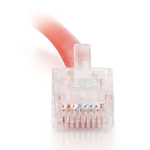 C2G 26690 Cat5e Crossover Cable - Non-Booted Unshielded Network Patch Cable, Red
