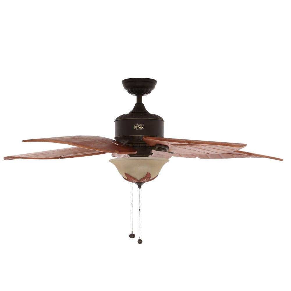 Antigua Plus 56 in. LED Indoor Oil Rubbed Bronze Ceiling Fan with Light Kit