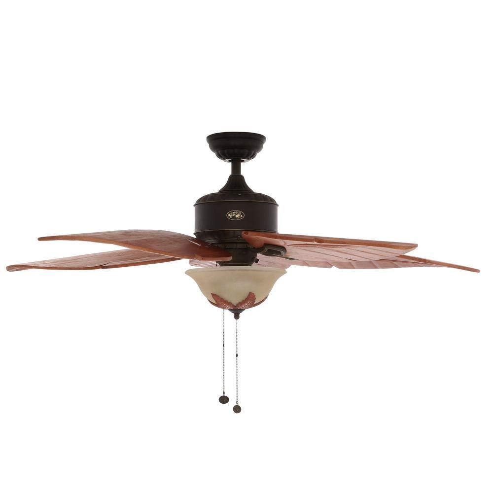 Antigua Plus 56 in. LED Indoor Oil Rubbed Bronze Ceiling Fan with Light Kit