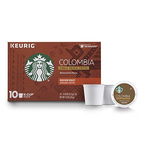 60 COUNT Starbucks Colombia Medium Roast Coffee for Keurig Brewers 10/2019