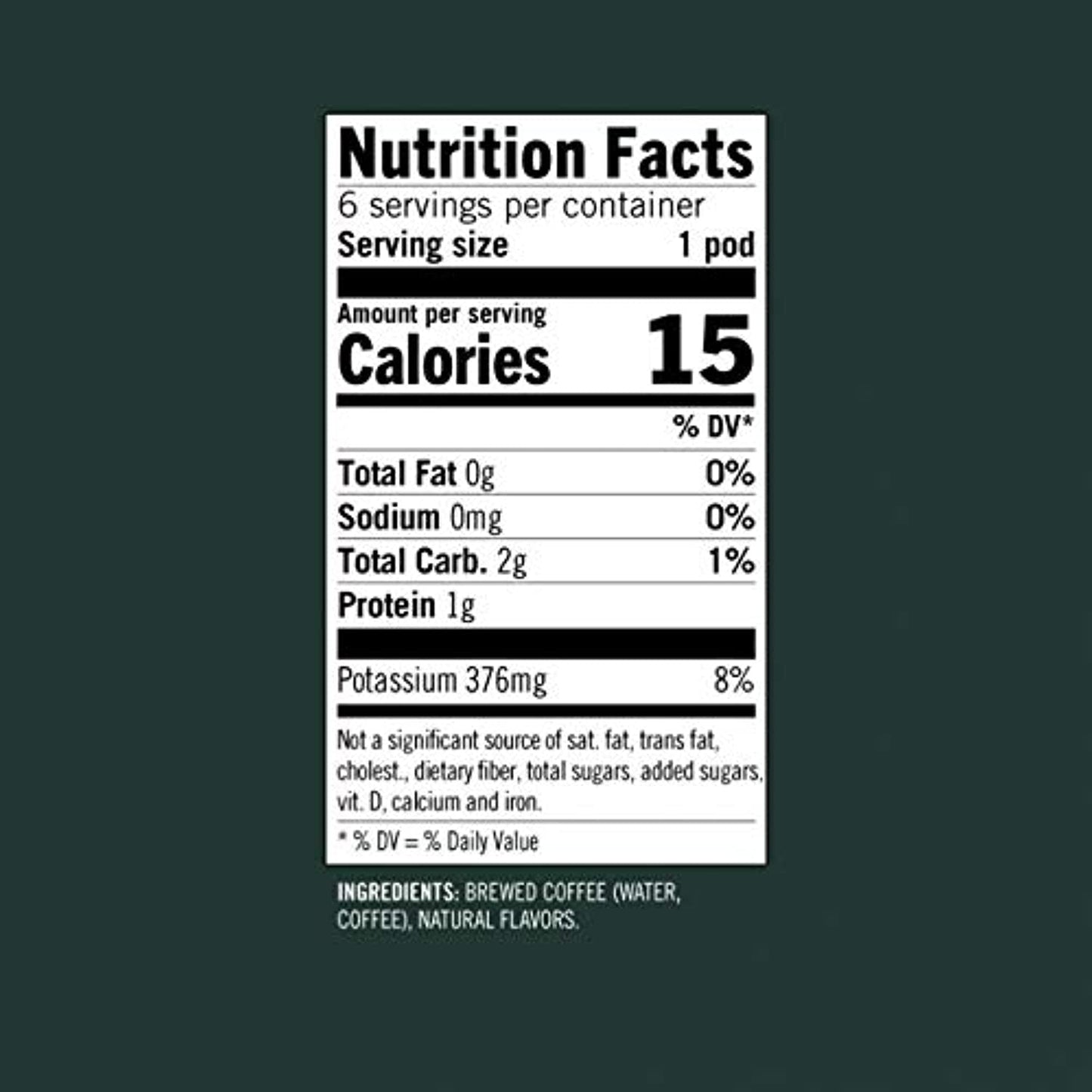 72 Pods Starbucks Cold Brew Single-Serve Coffee Concentrate Pods Best By 11/2020