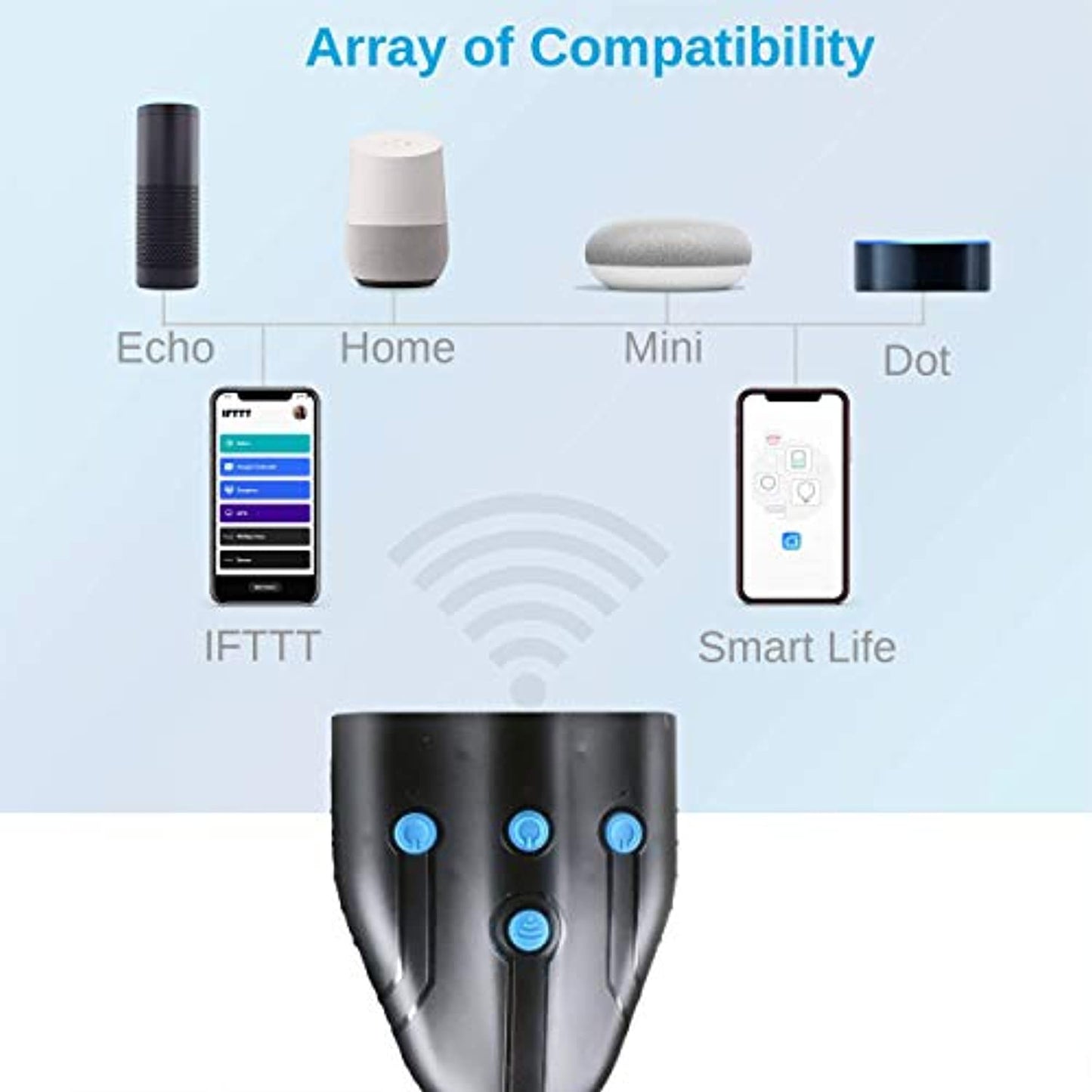 AlphaWorks Cord Reel Extension 14AWG x 50' Feet (2)IP64 Wireless 125v *OPEN BOX*