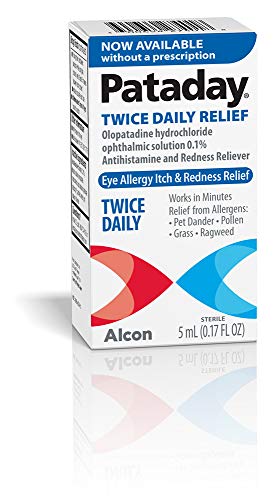 Alcon Pataday Twice Daily Relief 5ml, 0.17 Fl Ounce *4 pack Exp 10/2021
