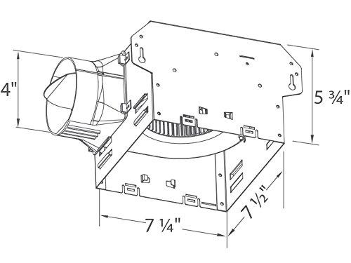 Delta Electronics (Americas) Ltd. ITG80H Delta BreezIntegrity Series 80 CFM Fa..